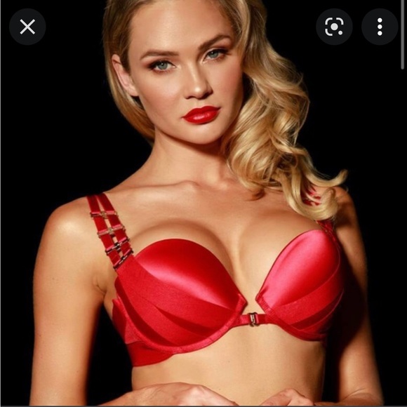 ♥️BNWOT HB™ ☆Samantha☆ 32B w/ Matching Choker Harness 3-in-1 Looks 2-Piece SET♥️ - Picture 3 of 13